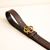 Vie Bruin Oud Goud Riem Zeology-Leer