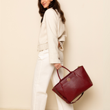 Nikki Burgundy Old Gold - 15 inch Women's Laptop Bag