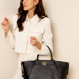 Nikki Zwart Oud Goud - 15 inch Dames Laptop Tas