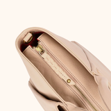 Nikki Taupe Oud Goud - 15 inch Dames Laptoptas