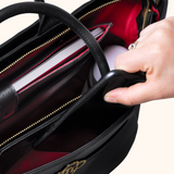 Nikki Zwart Oud Goud - 15 inch Dames Laptop Tas