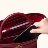 Nikki Burgundy Old Gold - 15 inch Women's Laptop Bag