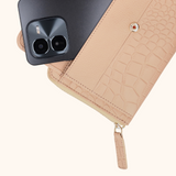 Christina Taupe Light Gold Women's Phone Bag