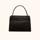 Flora Black Old Gold Handbag