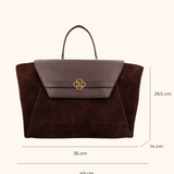 The Illy Dark Brown - 15,6 inch Women’s Laptop Bag