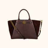 Nikki Donker Bruin Oud Goud - 15,6 inch Dames Laptoptas