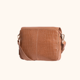 Sylvie Cognac Licht Goud Dames Crossbody