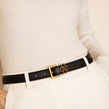 Belle Zwart Oud Goud Riem