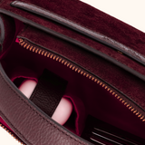 Flora Dark Brown Old Gold Handbag