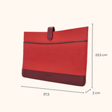 Nikki Burgundy Oud Goud - 15,6 inch Dames Laptoptas