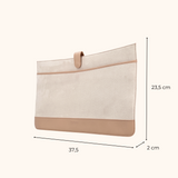 Nikki Taupe Oud Goud - 15.6 inch Dames Laptoptas