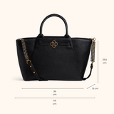 Nikki Zwart Oud Goud - 15,6 inch Dames Laptop Tas