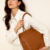 Jordan Cognac Goud - 15 inch Dames Laptoptas
