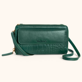 Christina Green Light Gold Women's Phone Bag Full Grain Zeology-Leather