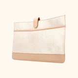 Nikki Taupe Old Gold 15 inch Women's Laptop Bag Full Grain Zeology-Leather