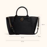 Nikki Zwart Oud Goud - 15 inch Dames Laptop Tas 