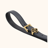 Belle Donker Blauw Oud Goud Riem 