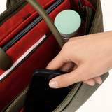 Benthe Royal -Olijfgroen - 15,6 inch Laptoptas 