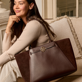Benthe Royal - Donkerbruin - 15,6 inch Laptoptas 