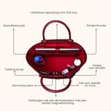 Benthe Royal - Burgundy - 15,6 inch Laptop Bag