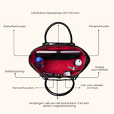 Benthe Royal - Black - 15,6 inch Laptop Bag