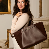 Benthe Royal - Donkerbruin - 15,6 inch Laptoptas 