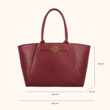 Benthe Light - Burgundy - 14 & 15 inch Laptoptas 