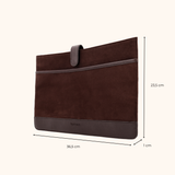 Benthe Light - Donkerbruin - 14 & 15 inch Laptoptas 