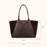 Benthe Light - Donkerbruin - 14 & 15 inch Laptoptas 