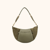 Cecile - Olive Green Suede - Shoulderbag - Crossbodybag