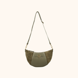 Cecile - Olive Green Suede - Shoulderbag - Crossbodybag