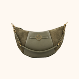 Cecile - Olive Green Suede - Shoulderbag - Crossbodybag