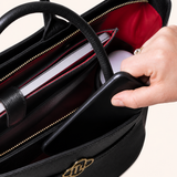 Benthe Royal - Zwart - 15,6 inch Laptoptas 