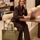 Benthe Royal -Olijfgroen - 15,6 inch Laptoptas 