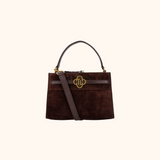 Flora Donker Bruin Oud Goud Dames Handtas