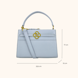 Flora - Light Blue - Handbag - LIMITED EDITION