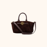 Lizzi Donker Bruin Oud Goud Dames Handtas 