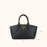 Lizzi Donker Blauw Oud Goud Dames Handtas 