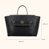 Maxime Black Old Gold - 17 inch Women's Laptop Bag