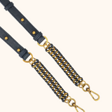 Nikki Donker Blauw Oud Goud - 15,6 inch Dames Laptoptas 