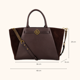 Nikki Light - Chocolate Brown - 14 & 15 inch Laptoptas 