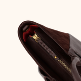 Nikki Dark Brown Old Gold - 15 inch Women's Laptop Bag