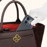 Nikki Dark Brown Old Gold - 15 inch Women's Laptop Bag