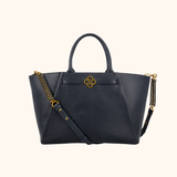 Nikki Donker Blauw Oud Goud - 15,6 inch Dames Laptoptas 