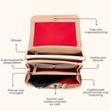 Nova Lilou - Lichtbeige - Crossbody Tas