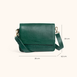 Sylvie Green Light Gold Dames Crossbody 
