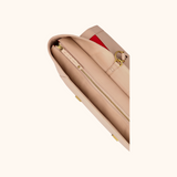 Maxime Taupe Oud Goud 15,6 t/m 17 inch Dames Laptoptas Full Grain Zeology-Leer