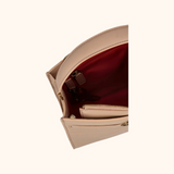 Flora Taupe Old Gold Handbag Full Grain Zeology-Leather