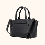 Lizzi Zwart Oud Goud Dames Handtas Full Grain Zeology-Leer