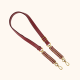 Teddy Burgundy Oud Gouden Details Schouderband